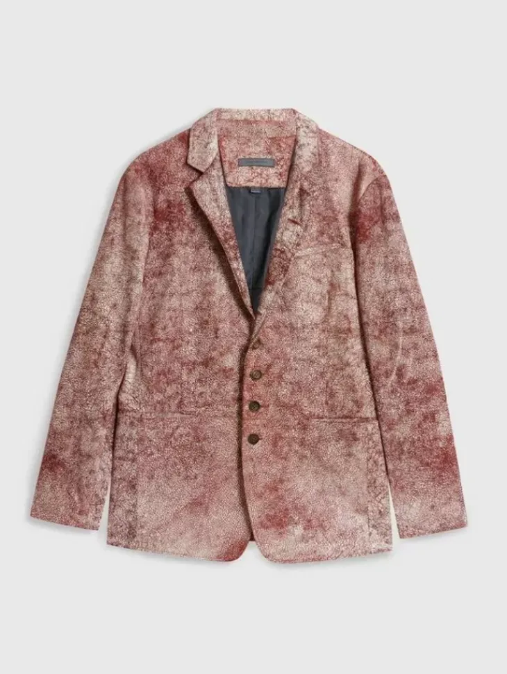Leather & Outerwear|Tops>John Varvatos WOODWARD JACKET CRANBERRY