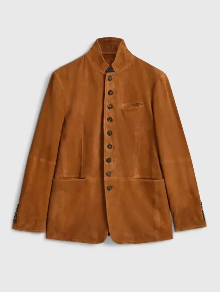 Leather & Outerwear|Tops>John Varvatos WOODWARD JACKET LTOCHRE