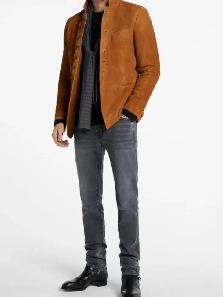 Leather & Outerwear|Tops>John Varvatos WOODWARD JACKET LTOCHRE