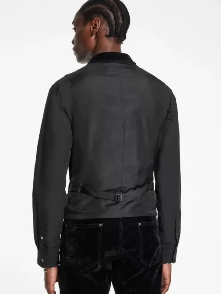 Suit Jackets>John Varvatos WOODWARD VEST BLACK