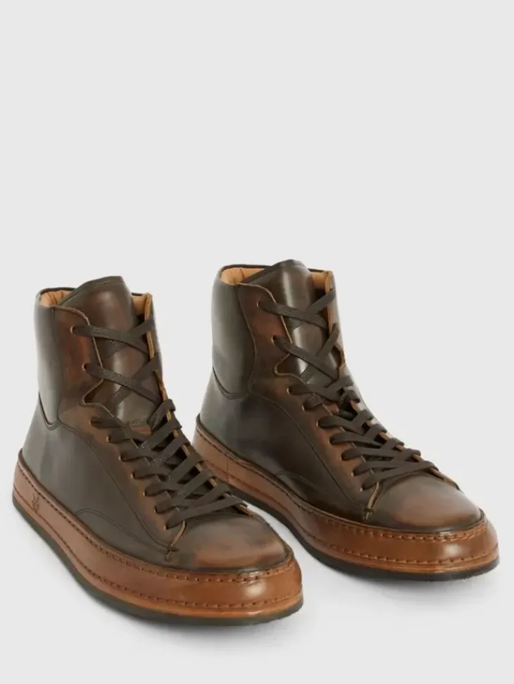Shoes & Accessories>John Varvatos WOOSTER ARTISAN HIGH TOP WALNUT