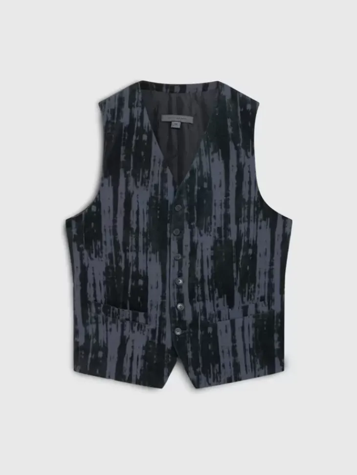 Leather & Outerwear|Tops>John Varvatos WOOSTER VEST THISTLE