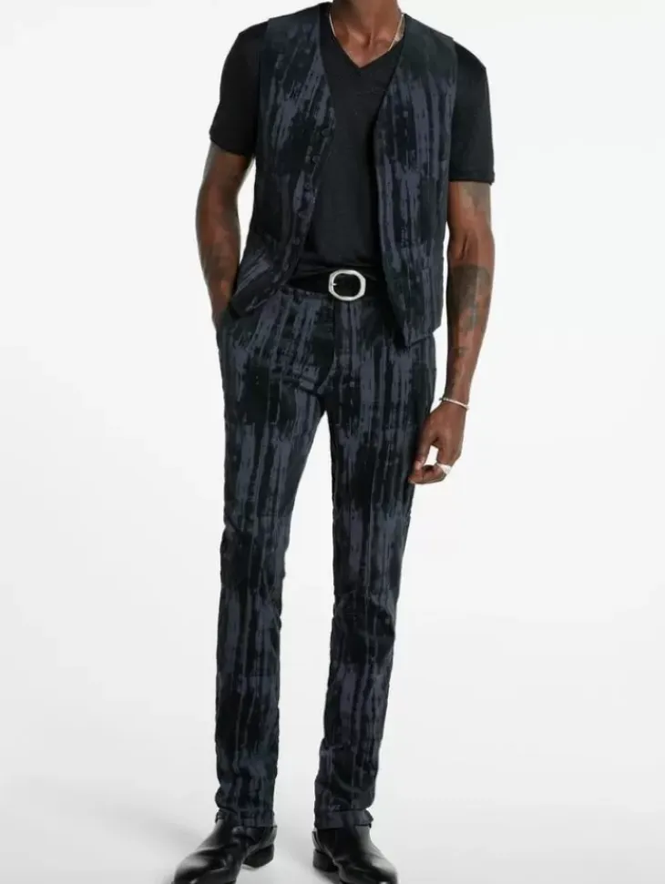 Leather & Outerwear|Tops>John Varvatos WOOSTER VEST THISTLE